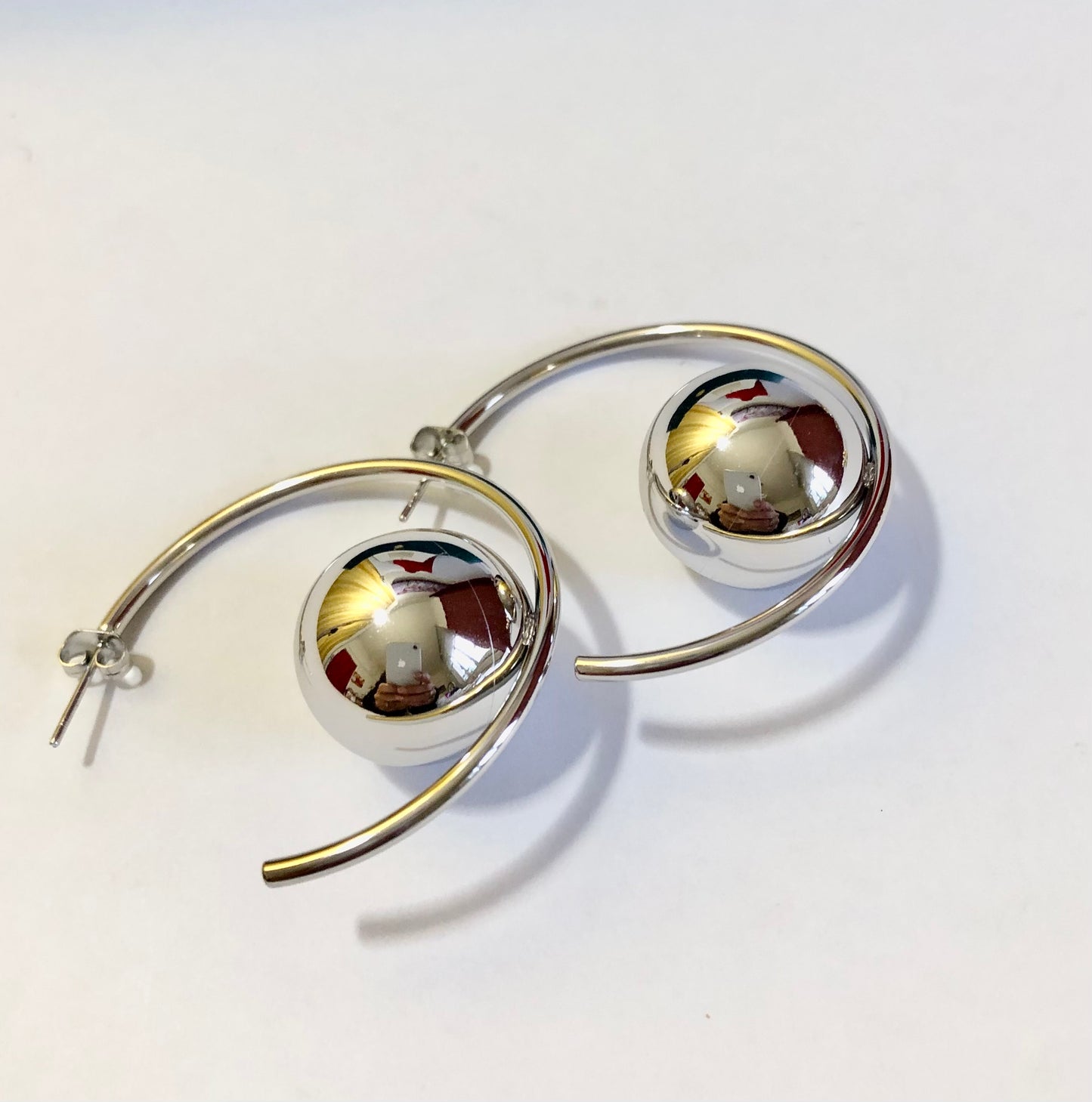 Orecchini Cerchio e Sfera