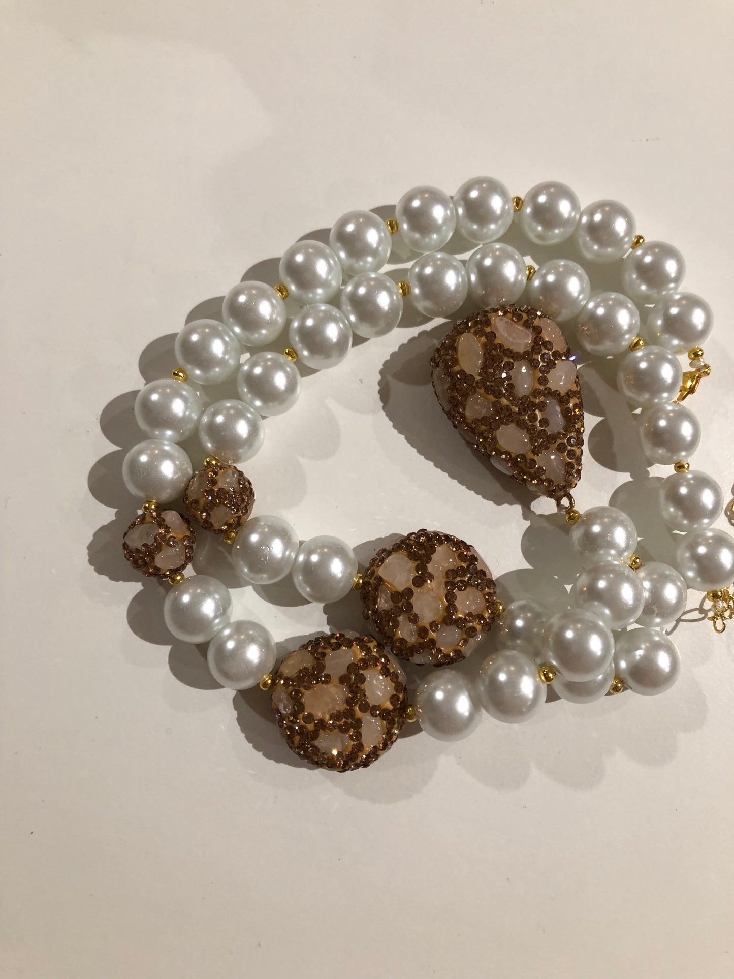 Collana Perle e Pendente