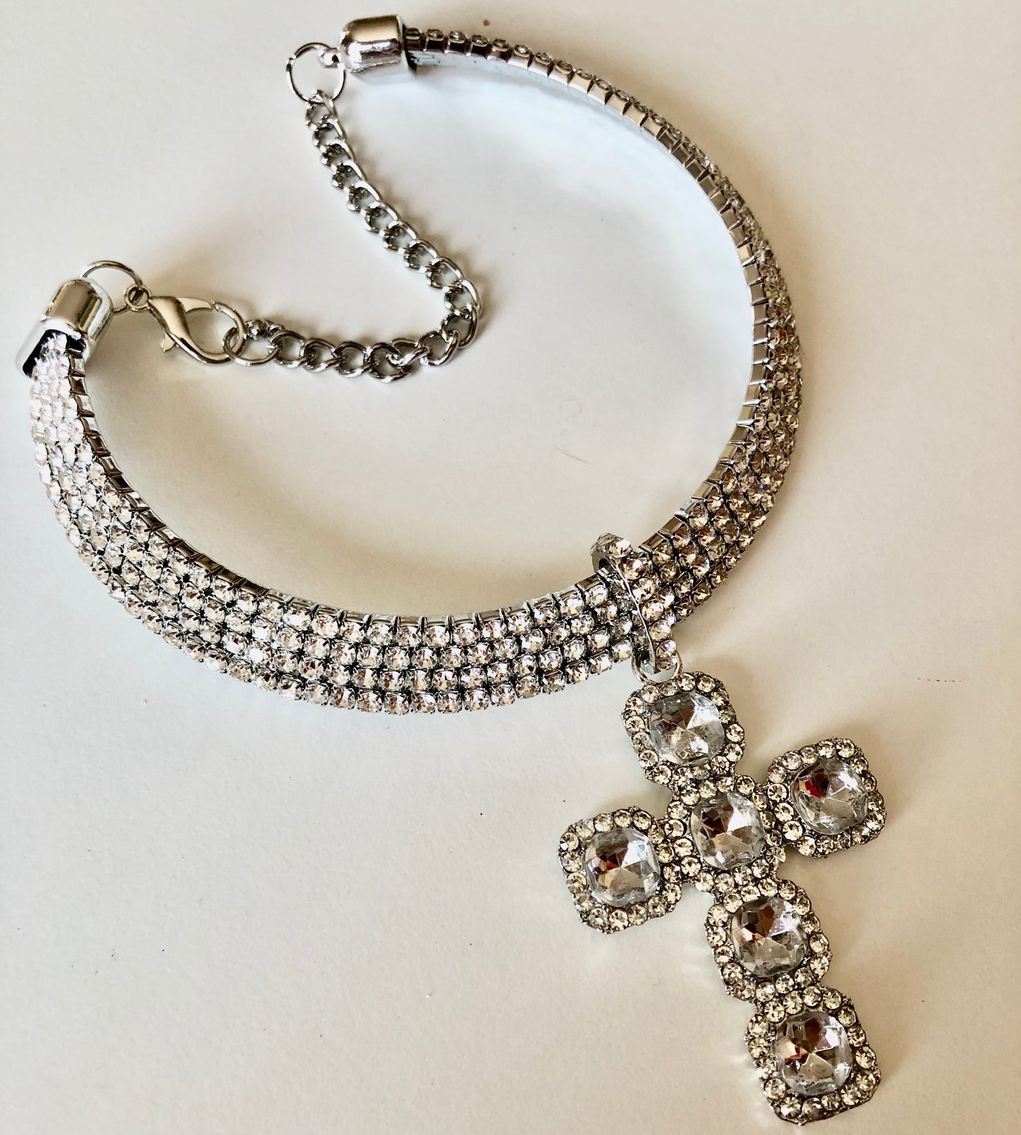 Collarino Croce e Strass