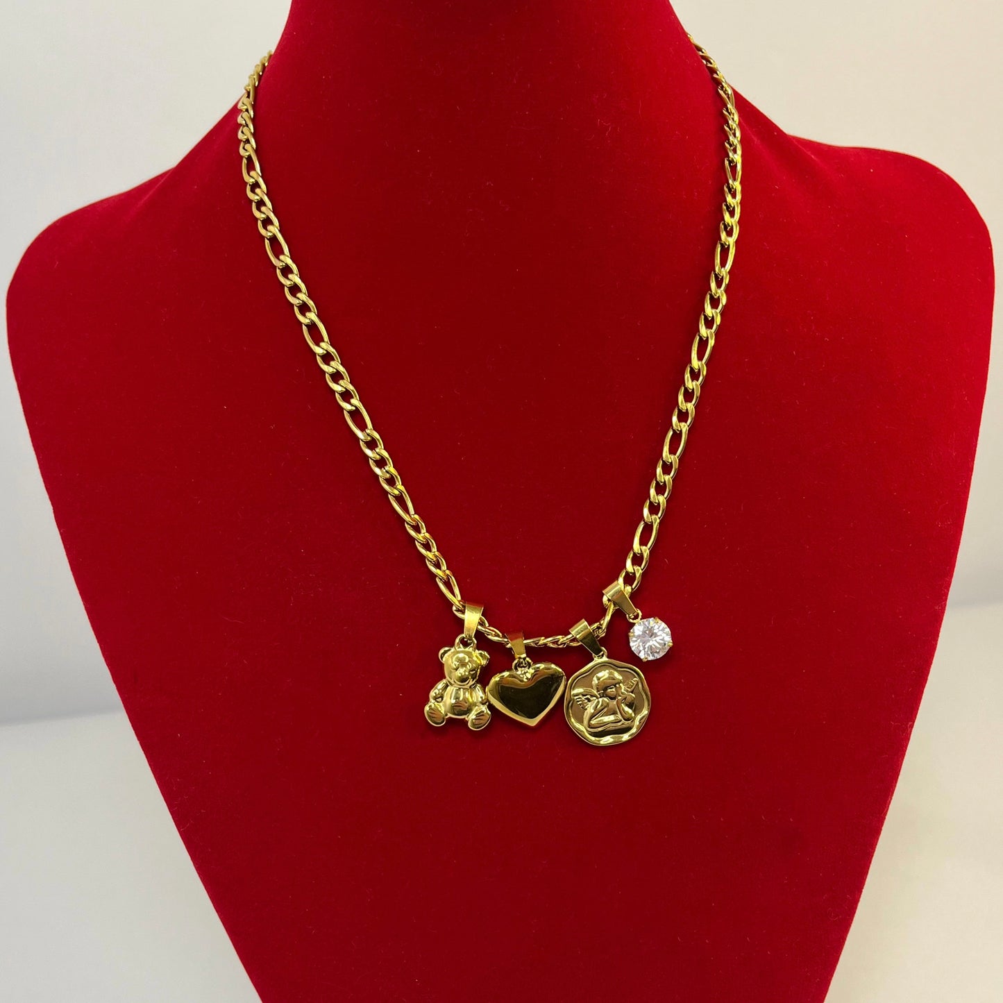 Collana 4 charm
