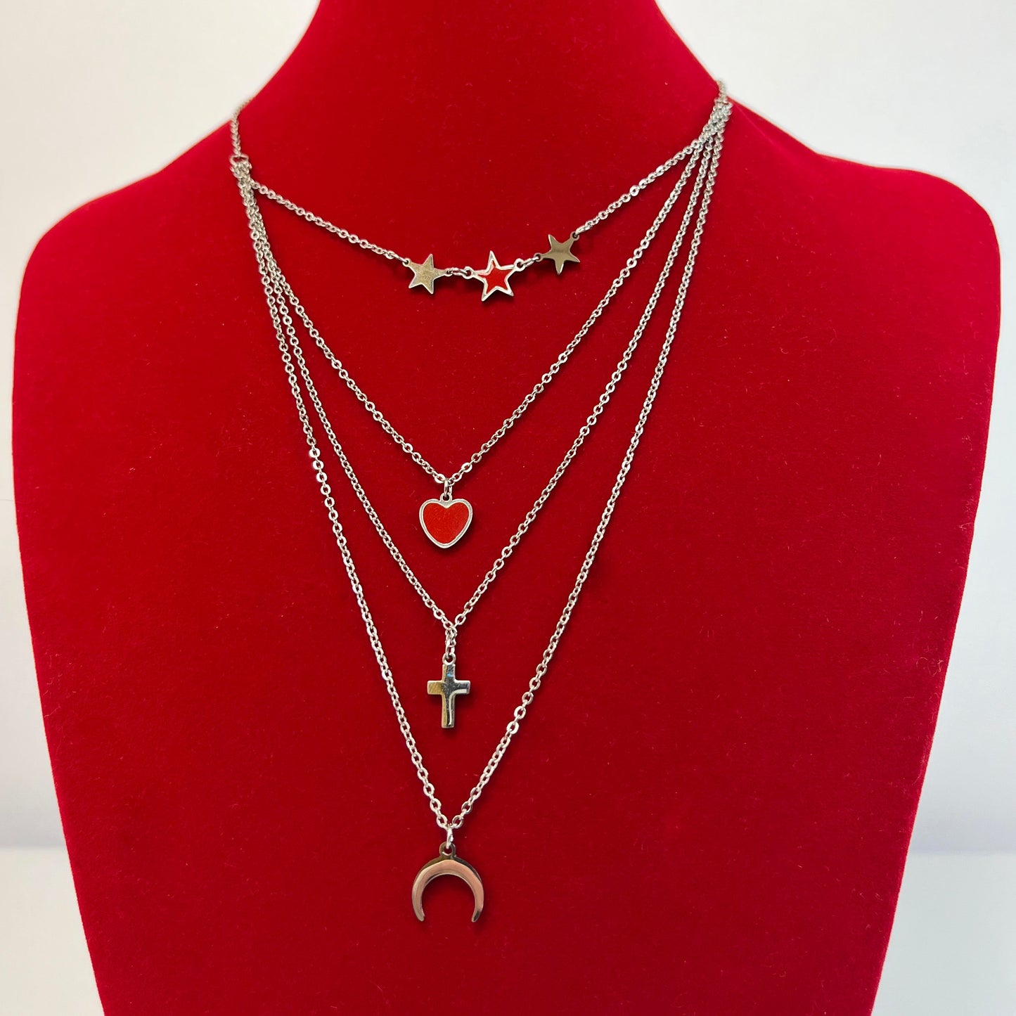 Collana Choker multifilo Universo
