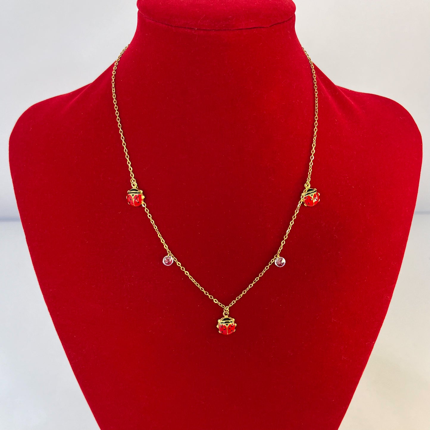 Collana Coccinella e Punti Luce