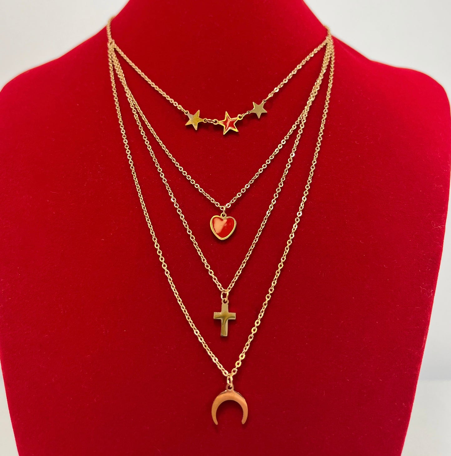 Collana Choker multifilo Universo
