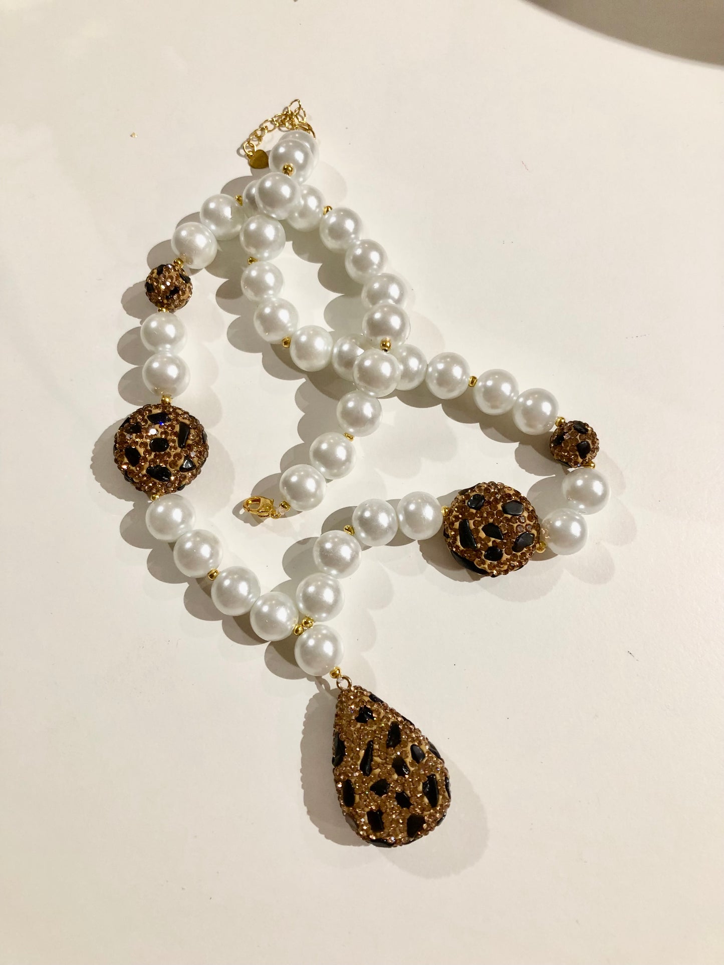 Collana Perle e Pendente