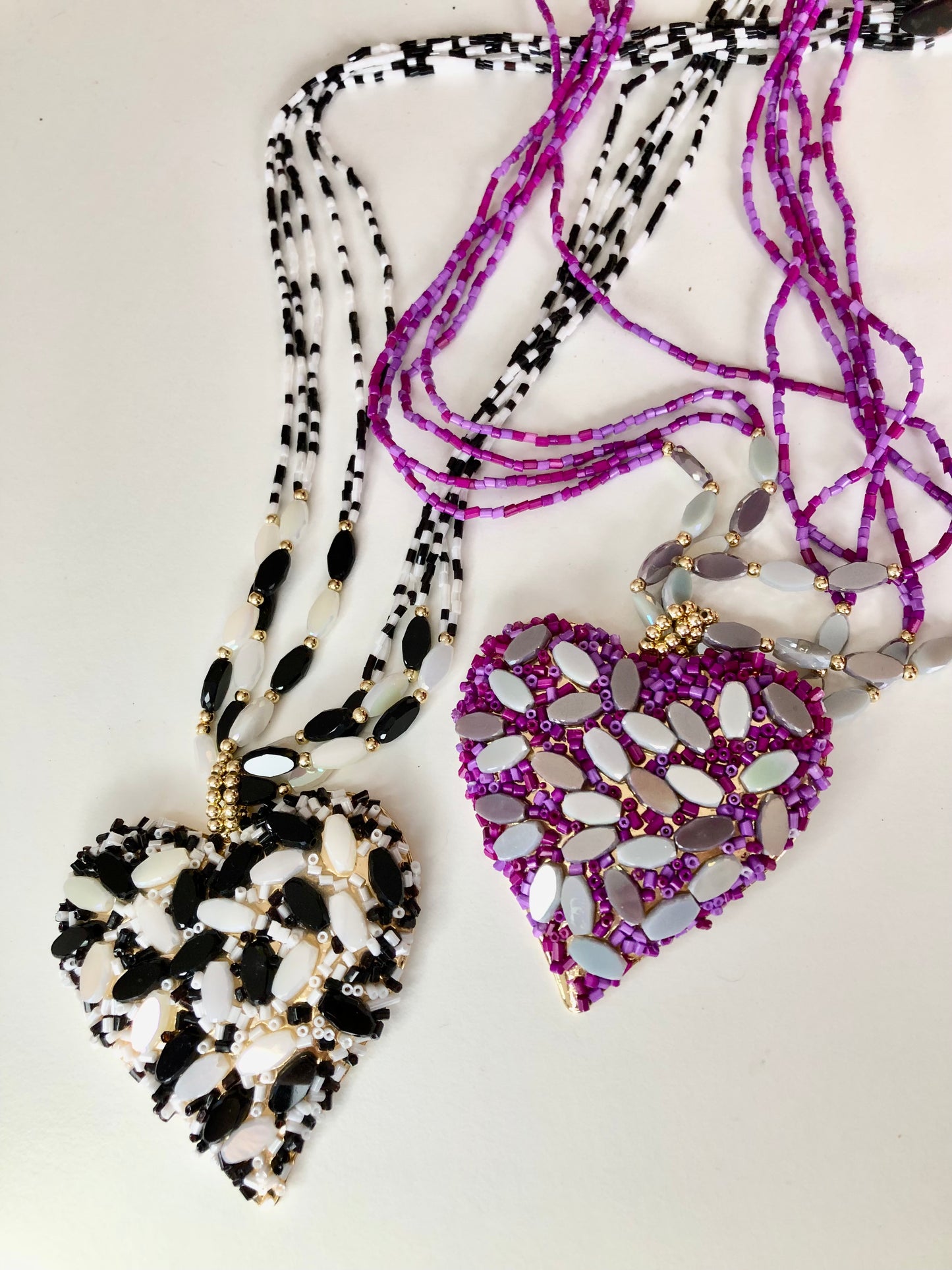 Collana Cuore e Cristalli