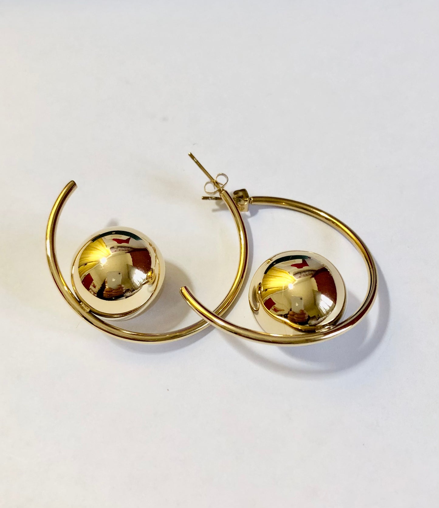 Orecchini Cerchio e Sfera