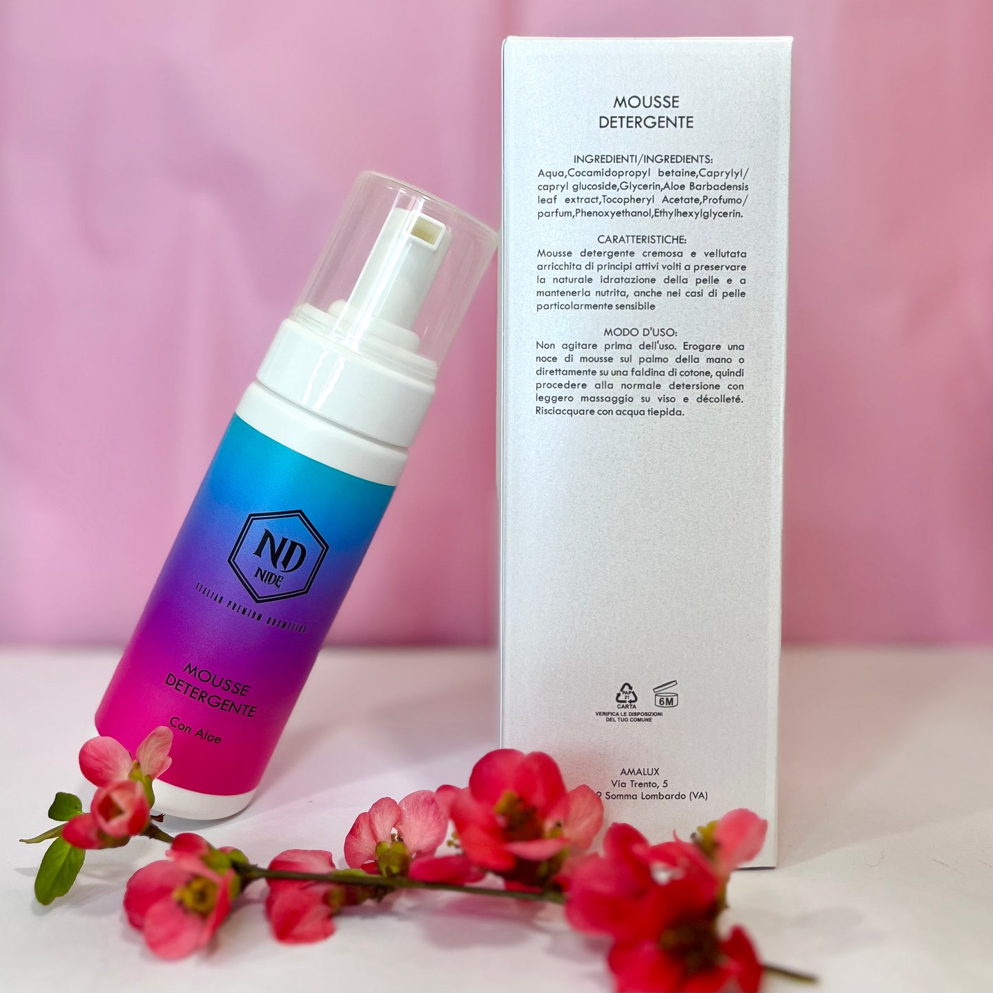 Nide Mousse Mousse Detergente con Aloe
