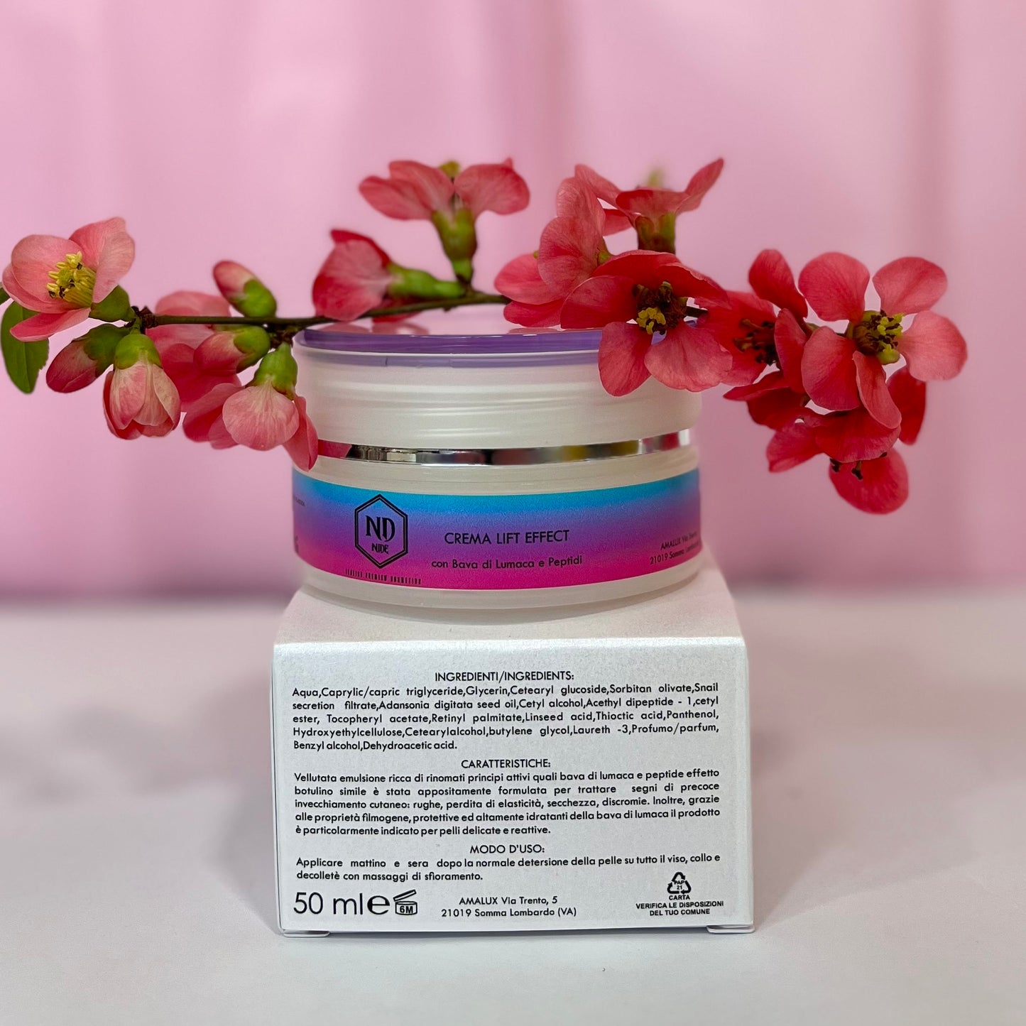 Nide Snail Cream Crema Antirughe con Bava di Lumaca
