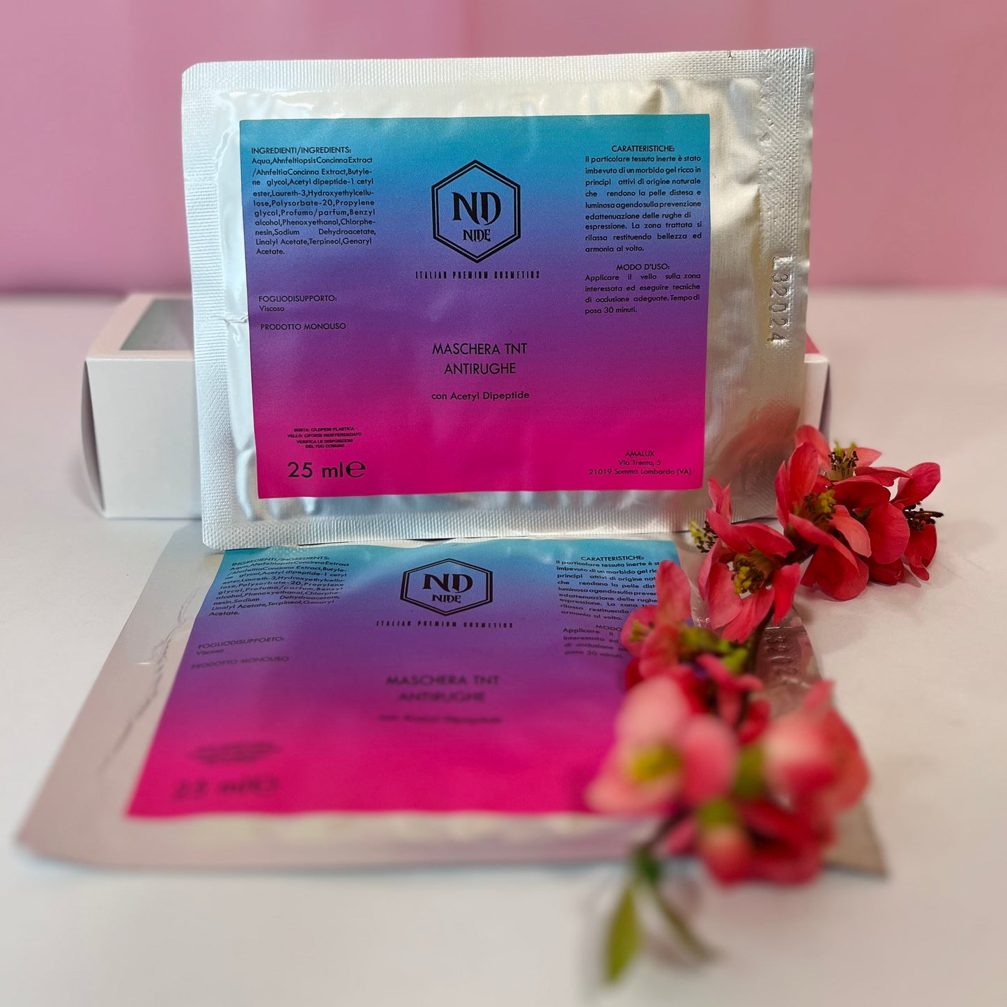 Nide Maschera Botoxsystem Maschera Antirughe con Acetyl Dipeptide