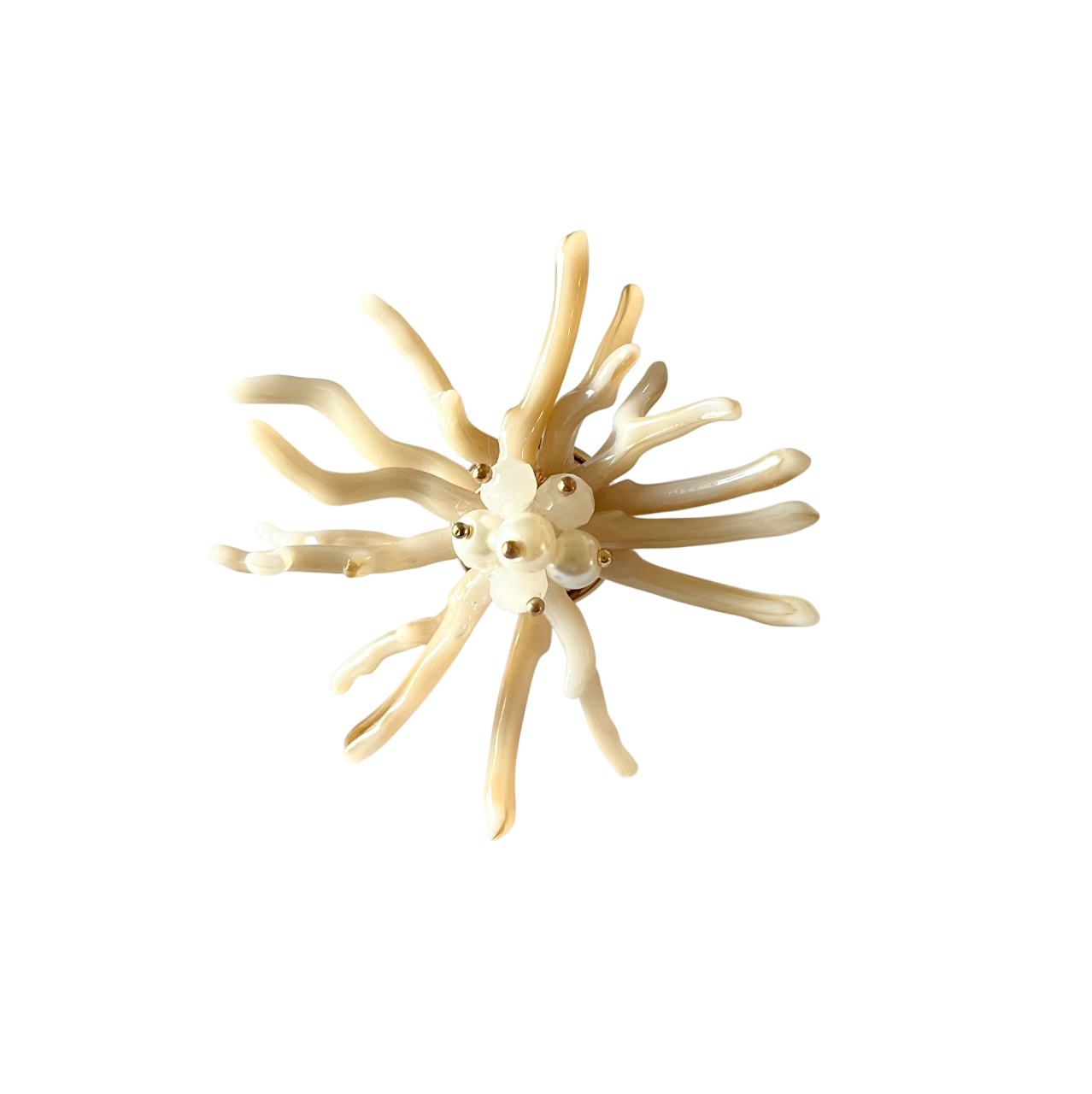 Anello Corallo Panna