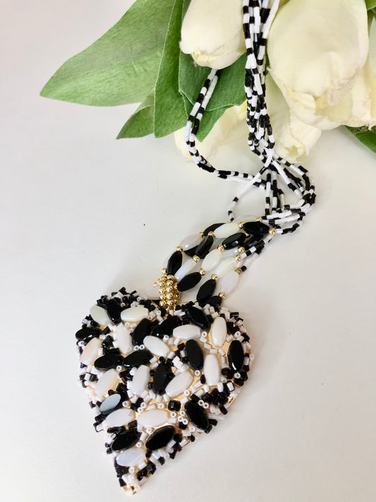 Collana Cuore e Cristalli