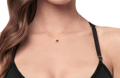 Argento Collana Casetta Cuore