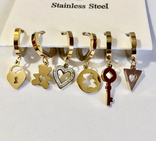 Orecchini Set Cuore